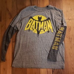 Size M Batman 2 tone long sleeve tshirt